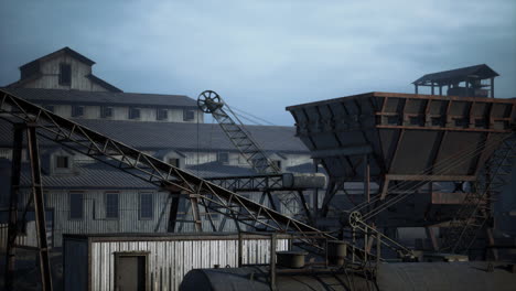 Panorama-of-old-black-coal-mine