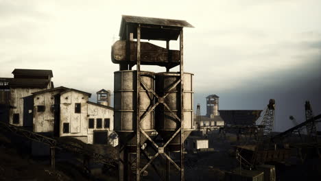 Panorama-of-old-black-coal-mine
