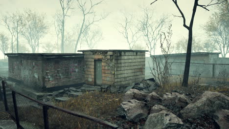Vista-De-La-Ciudad-De-Pripyat-De-La-Zona-De-Exclusión-Cerca-De-La-Planta-De-Energía-Nuclear-De-Chernobyl
