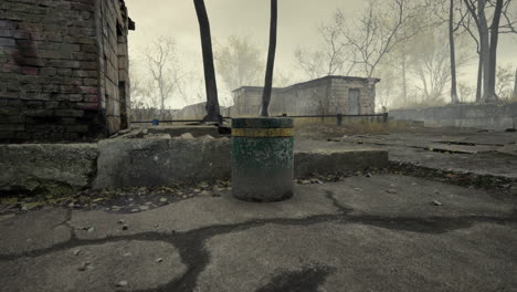Vista-De-La-Ciudad-De-Pripyat-De-La-Zona-De-Exclusión-Cerca-De-La-Planta-De-Energía-Nuclear-De-Chernobyl