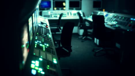 Equipment-of-empty-central-control-room