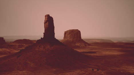 Monument-Valley-with-desert-canyon-in-USA