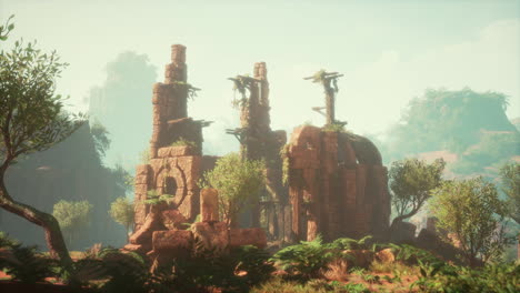 ruins-near-red-rocky-stones