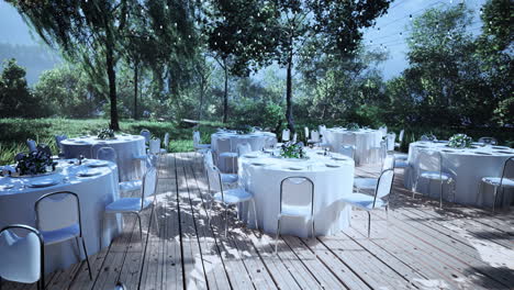 empty-wicker-table-and-chair-in-outdoor-restaurant-forest-garden