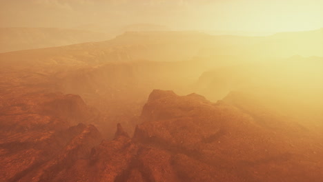 Niebla-Matutina-En-El-Desierto-Del-Sinaí