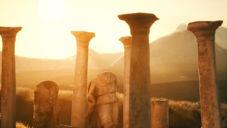 old-greek-temple-ruins-at-sunset