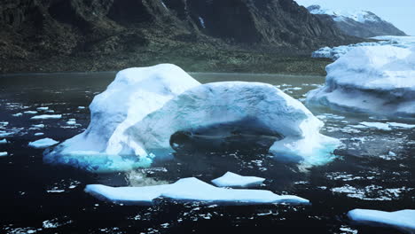Islandsee-Mit-Schmelzenden-Gletschern