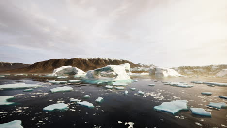 Los-Glaciares-Y-Los-Icebergs-De-La-Antártida