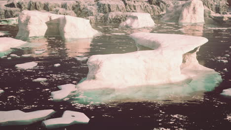 Gletscher-Und-Eisberge-Der-Antarktis