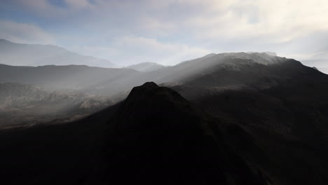 Stone-field-in-dense-fog-in-highlands