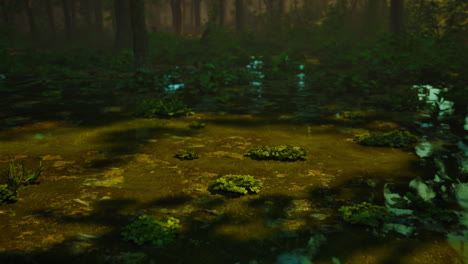 Mystic-foggy-swamp-with-trees