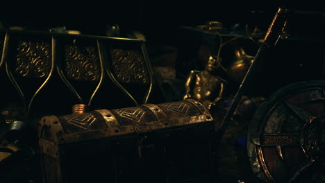 Jewels-and-gold-coins-in-the-dark