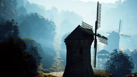 Landschaftsblick-Auf-Die-Alte-Windmühle