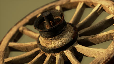 Handmade-rustic-vintage-wooden-wheel-used-in-medieval-wagons