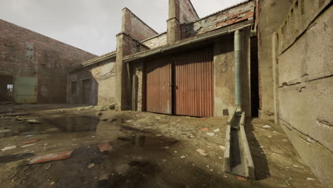Viejos-Edificios-Industriales-Abandonados-En-Mal-Estado