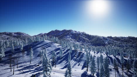 Splendid-Alpine-scenery-in-winter