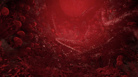 Voodoo-Horror-with-red-tentakles