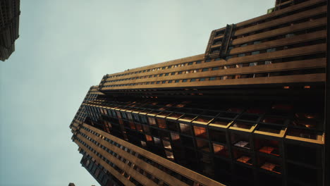 vertical-video-of-Skyscrapper-against-sky