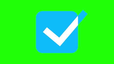 Checkbox-check-mark-tick-icon-computer-on-green-screen
