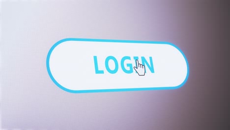 Login-button-tag-pressed-on-computer-screen-by-cursor-pointer