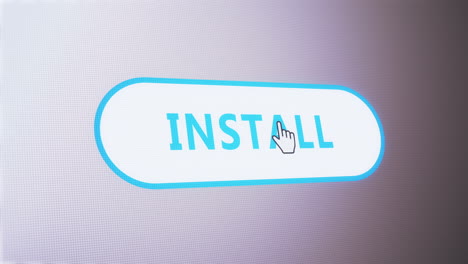 Install-button-tag-pressed-on-computer-screen-by-cursor-pointer-mouse