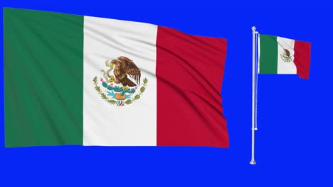 Mexico Flag / Mexican Flag - 4K, Backgrounds Motion Graphics ft