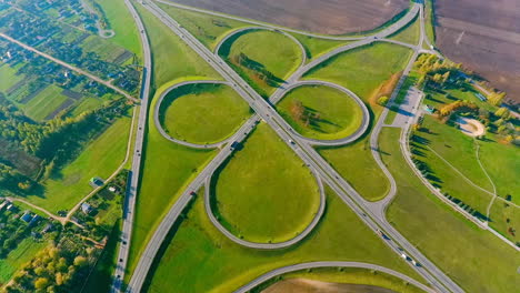 Highway-interchange-aerial-view.-Aerial-view-highway-junction