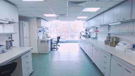 Research-laboratory-interior.-Point-of-view-empty-science-laboratory-room