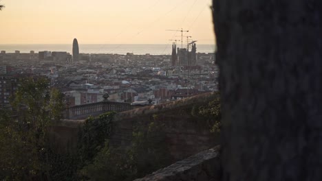 Barcelona-city-view.-View-from-park-Guell.-Barcelona-city-sightseeings