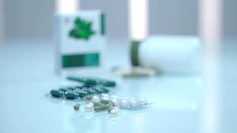 Homeopathic-medicine-pills.-Organic-medical-supplement.-Herbal-pills