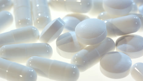 Pharmazeutische-Pillen-Und-Tabletten.-Schmerzstillendes-Medikament.-Medizinische-Tabletten