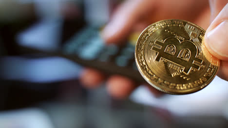 Investition-In-Das-Bitcoin-Kryptowährungsgeschäft.-Globale-Blockchain-Technologie