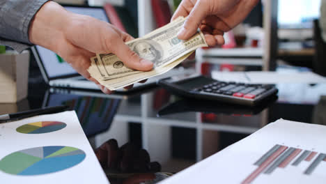 Money-transfer-for-hand-to-hand.-Quick-and-easy-cash-loan.-Business-deal
