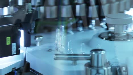 Medical-ampoules-production-line.-Pharmaceutical-quality-control-of-medical-vial