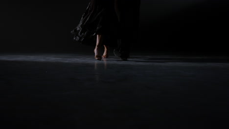 Unknown-man-and-woman-legs-dancing-indoors.-Ballroom-dancers-feet-moving-floor.