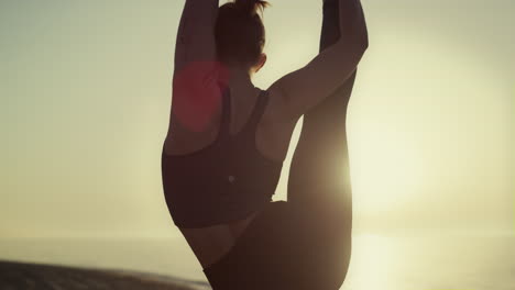 Premium Photo  Small girl and woman standing in yoga position